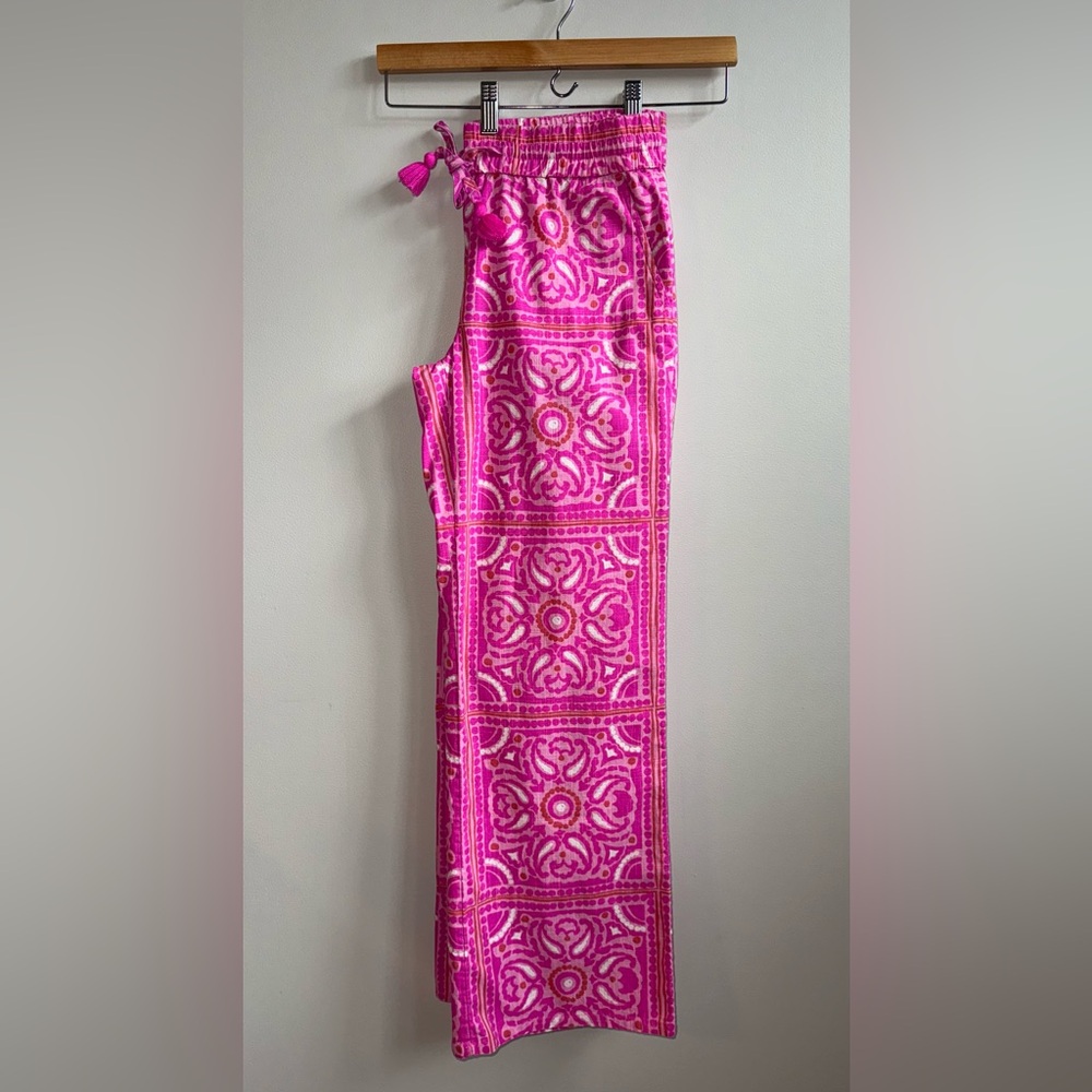 Vineyard Vines Pink and Orange Patterned Pants - Picture 3 of 4